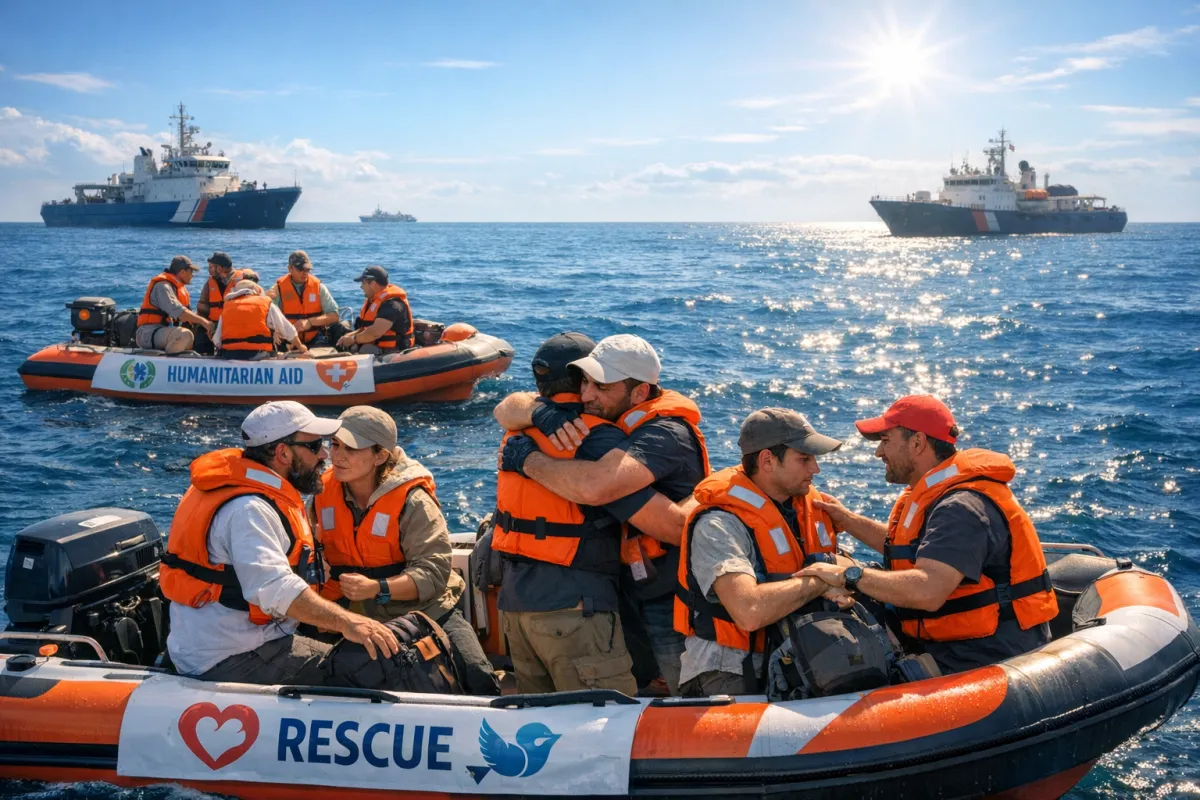 9 WNI Global Sumud Flotilla Ditangkap Israel, Kisah Intersepsi Kapal