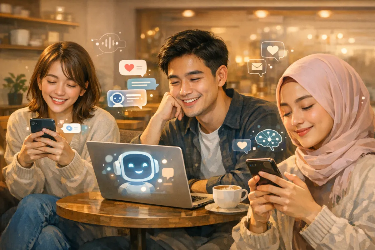 AI Tempat Curhat Generasi Z: Nyaman, Tapi Berisiko