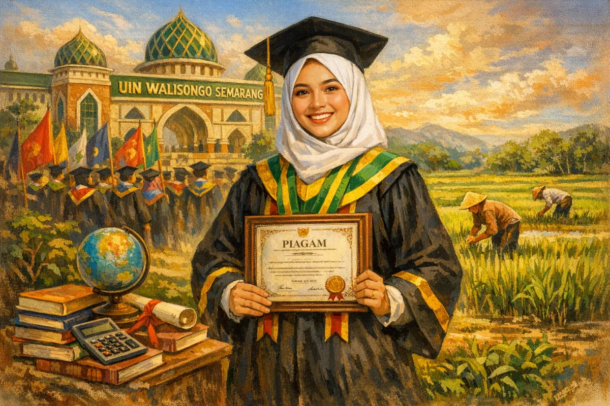 Anita Firdaus Wisudawan Terbaik UIN Walisongo, IPK 3,73