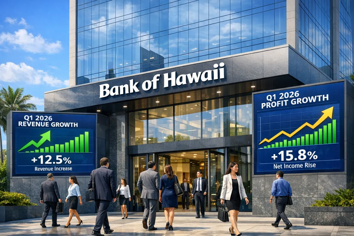 Kinerja Bank of Hawaii Q1 2026: NIM Naik, Laba Tertahan