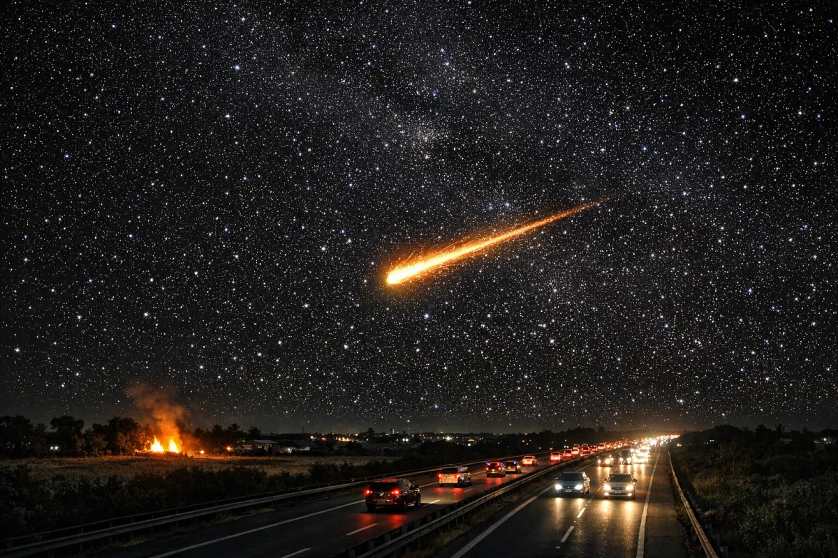 Meteor Jatuh Cirebon dan Jadwal Hujan Meteor Oktober 2025