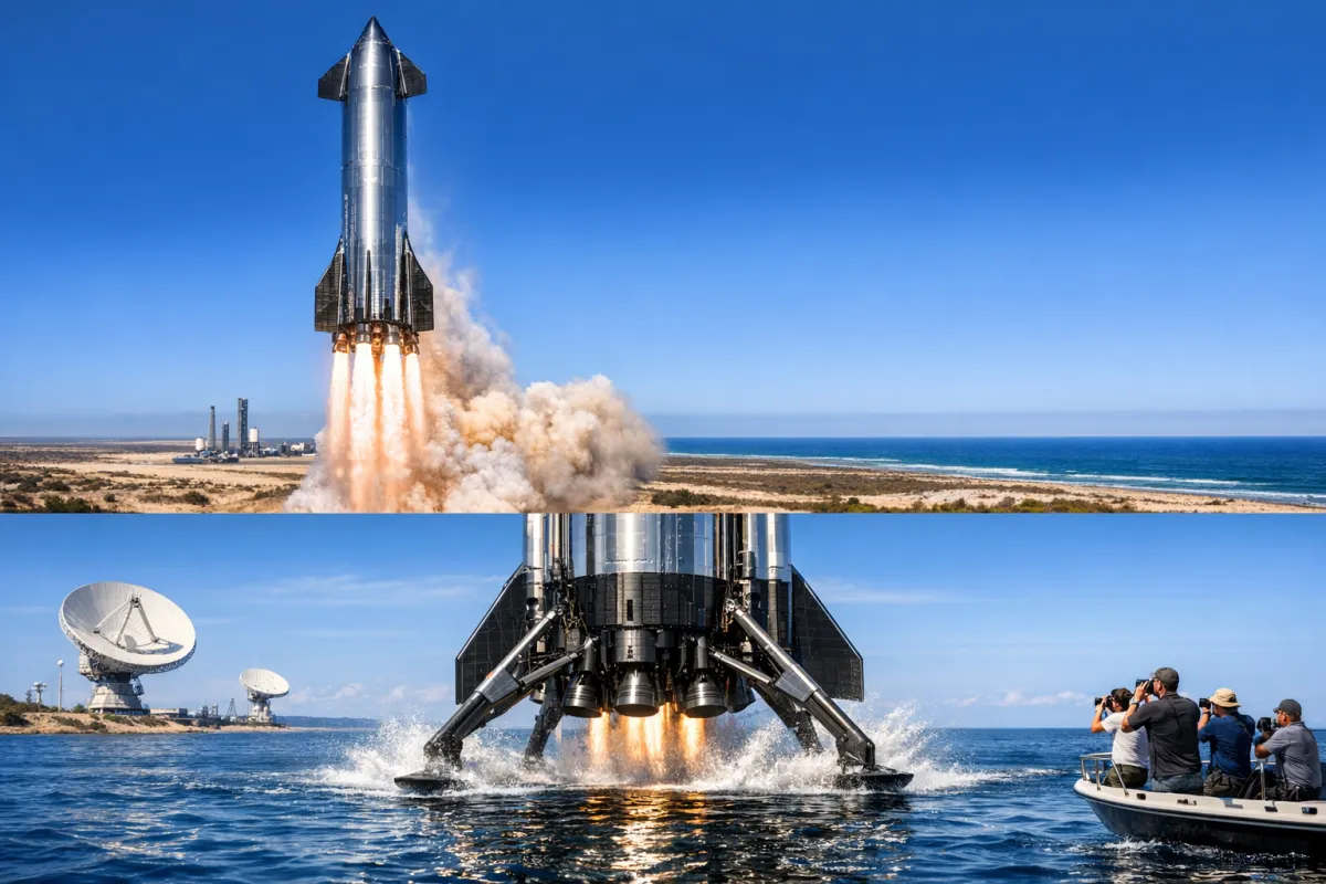 Uji Terbang Starship V3 SpaceX Sukses, NASA Pantau Pendaratan