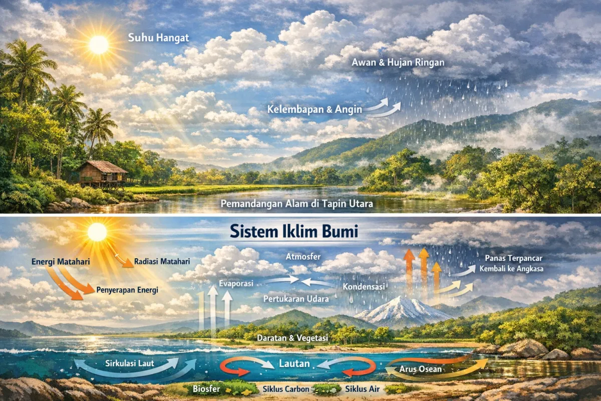 Unsur Cuaca Tapin Utara: Suhu, Kelembapan, Awan, Hujan, Angin