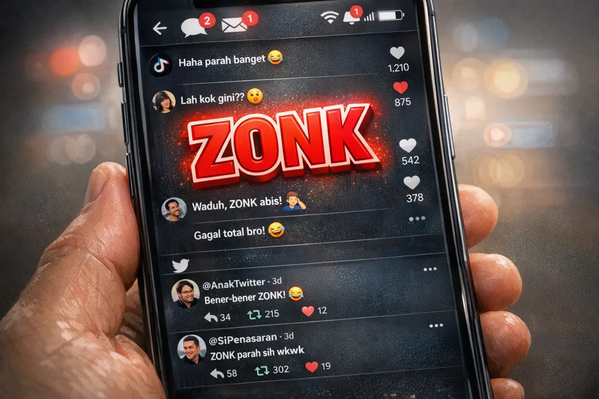 Arti Zonk: Bahasa Gaul, Media Sosial, dan Budaya Kecewa