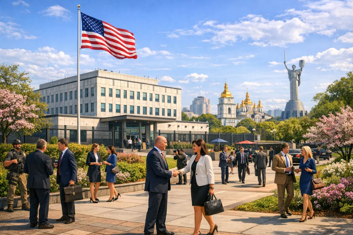 Kedutaan AS di Kyiv Tetap Buka Meski Ancaman Rusia