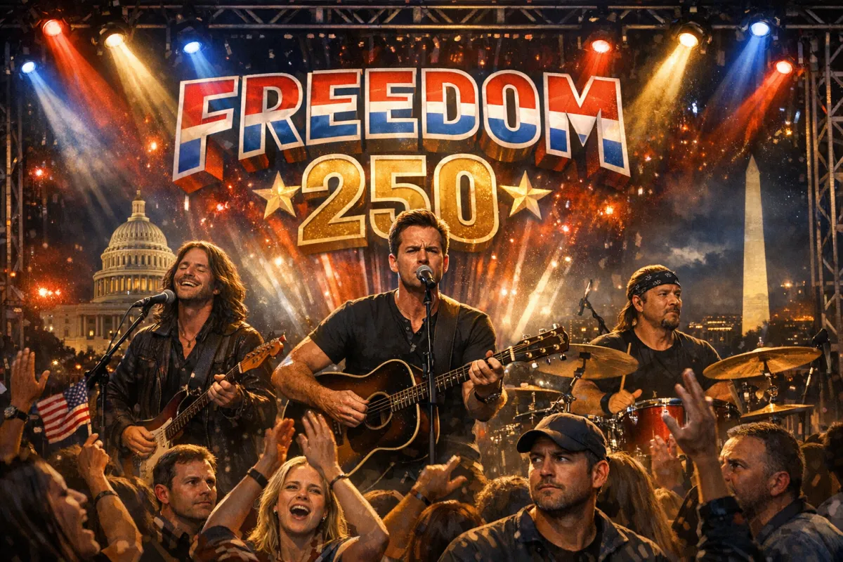 Konser Freedom 250 Trump: Young MC Mundur, Artis Terbelah