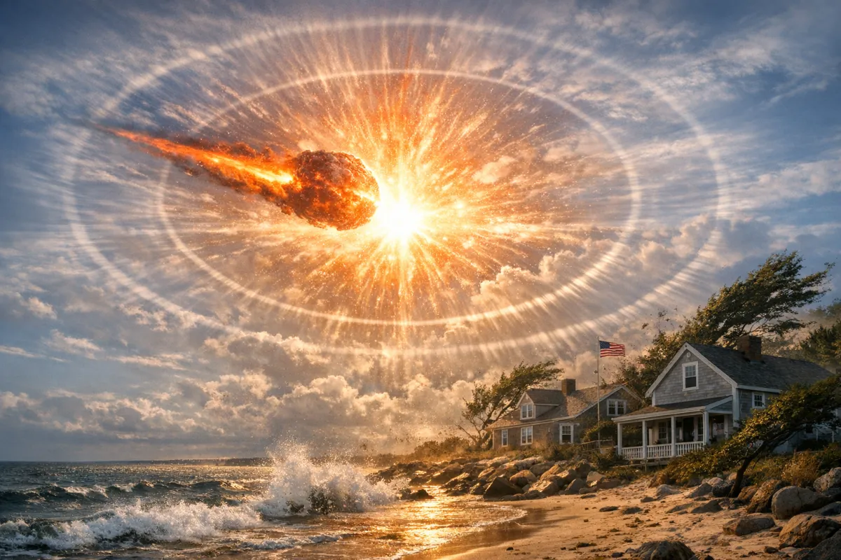 Meteor Meledak di Cape Cod, Sonic Boom Guncang Timur Laut AS