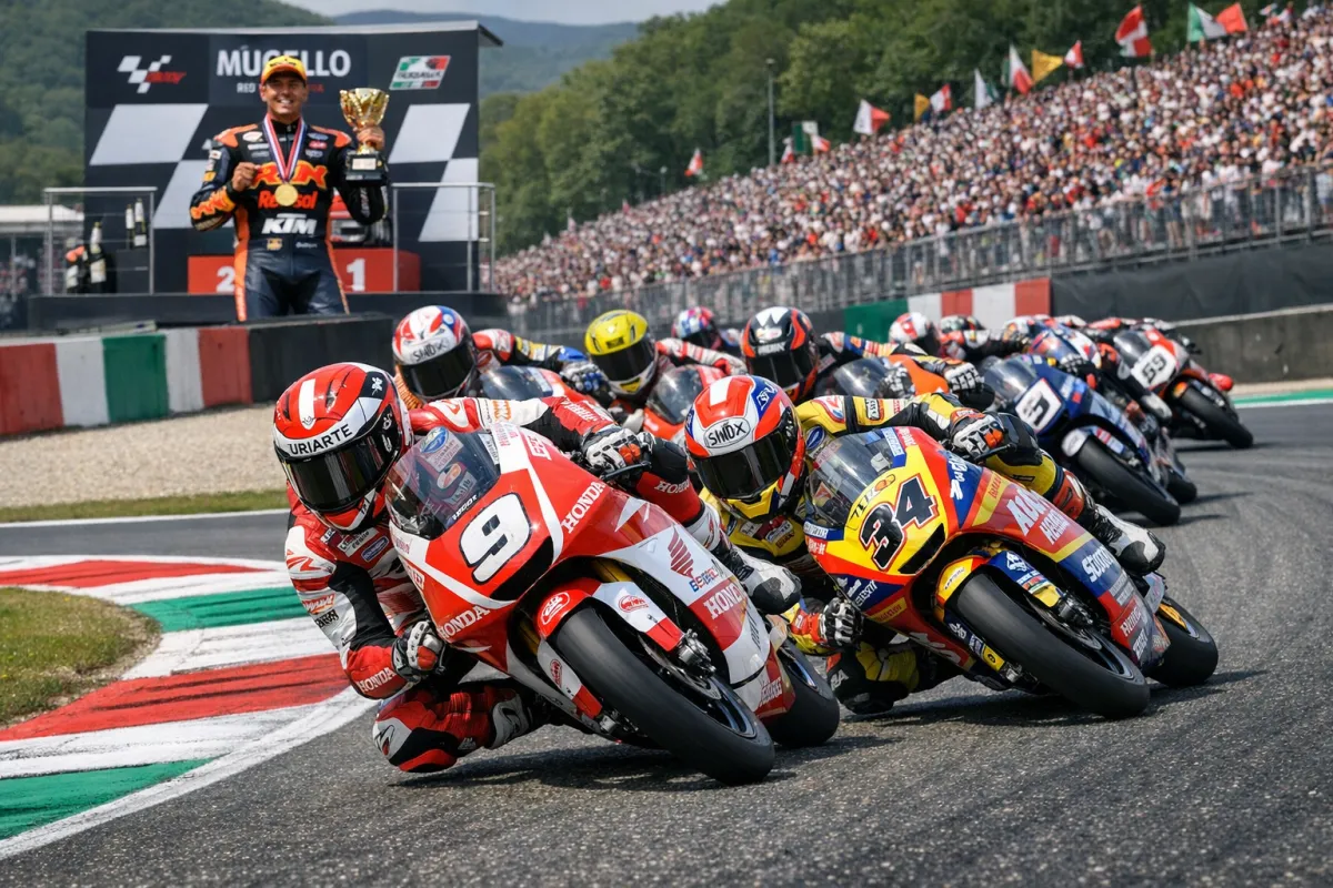 Moto3 Italia 2026 Mugello: Veda Ega Pratama Finis 8, Drama Quiles