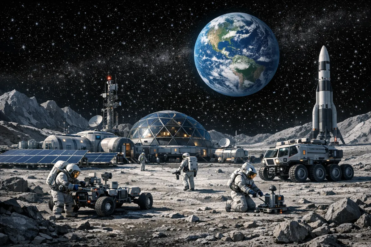 Rencana Moon Base NASA di Kutub Selatan Bulan Menuju Mars