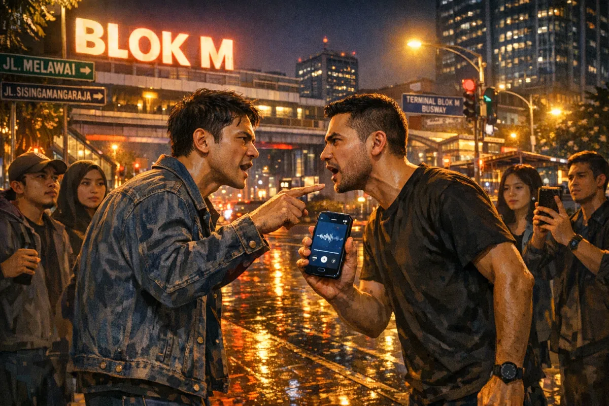 Selebgram Woodyrman Aniaya WNA Brunei Tewas di Blok M