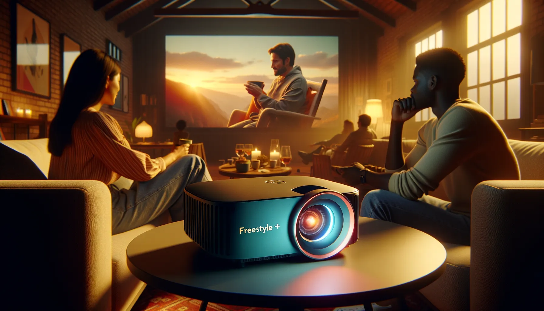 The Freestyle+ Samsung: Revolusi Proyektor Portabel AI