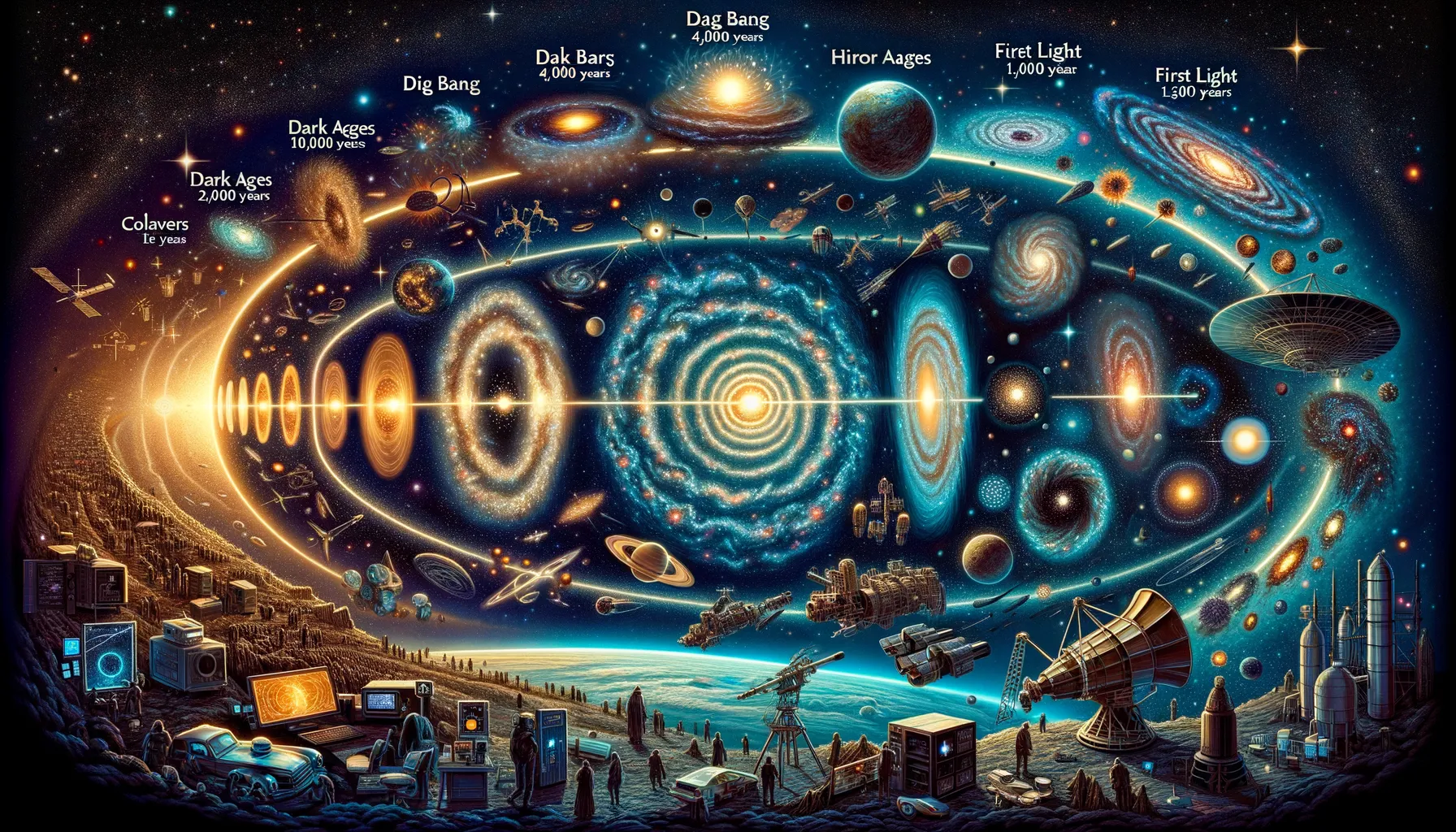 Menembus Tirai Big Bang: Menyingkap Rahasia Kosmos Awal