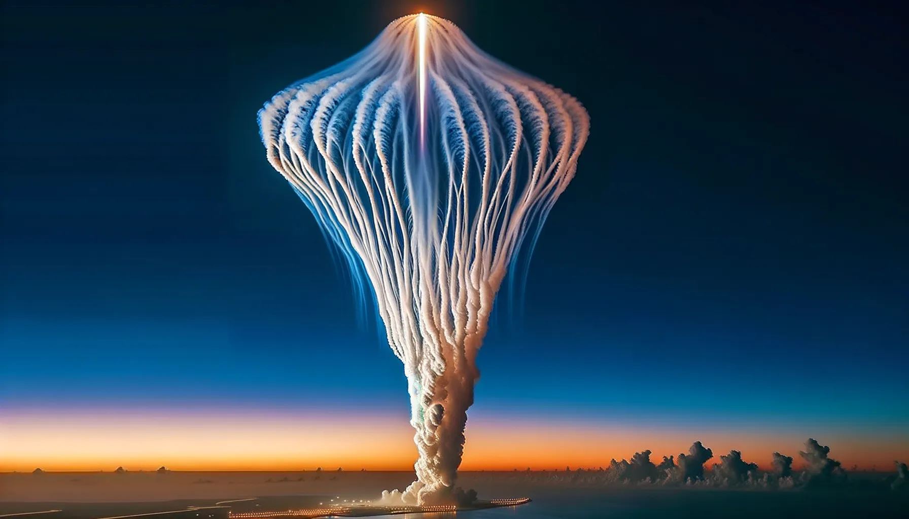 Peluncuran Crew-12: Fenomena 'Jellyfish' dari Roket Falcon 9