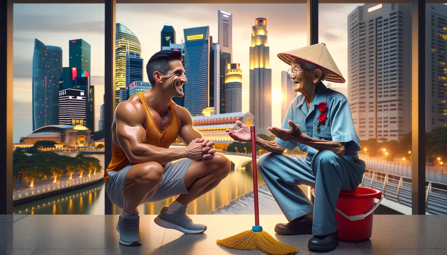 Video Viral Ungkap Tantangan Kerja Lansia di Singapura