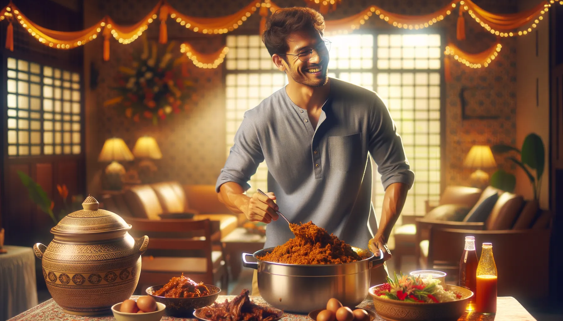 Prilly Latuconsina dan Tradisi Rendang Lebaran yang Penuh Makna