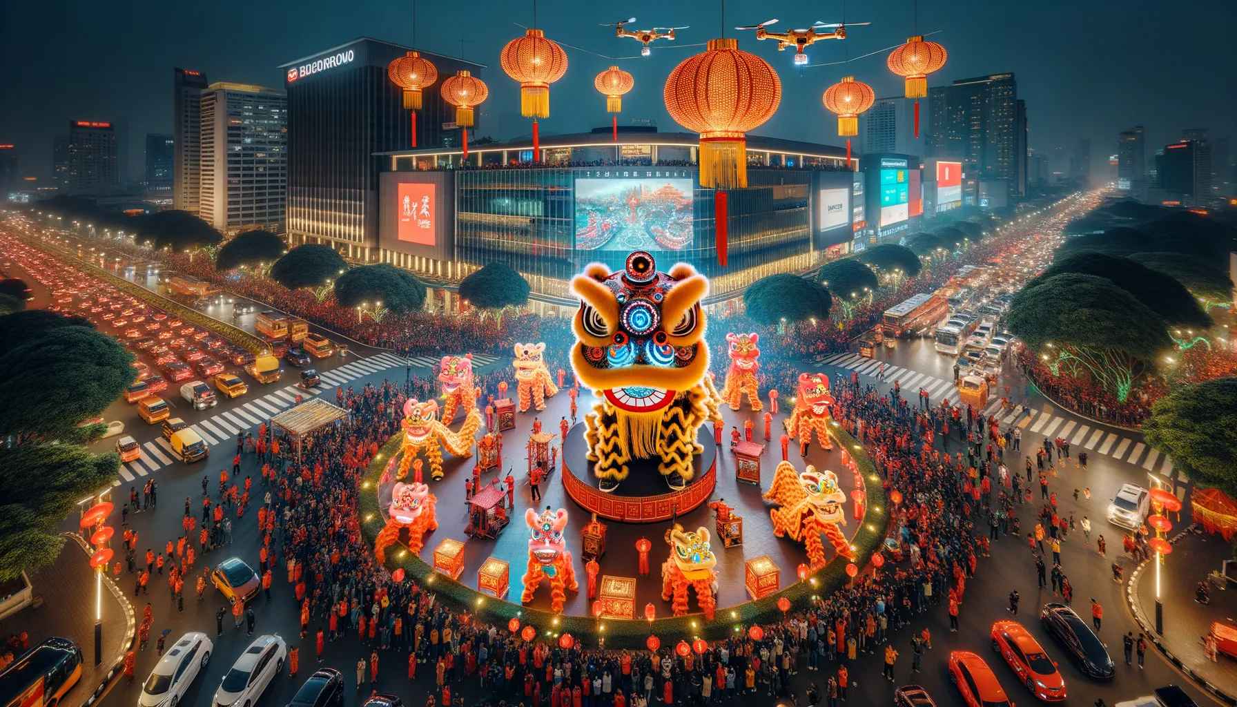 Perayaan Imlek Spektakuler di Bundaran HI: Atraksi Memukau Masyarakat