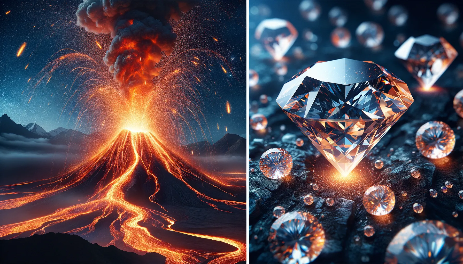 Ledakan Berlian dari Perut Bumi: Fenomena Geologi Menakjubkan