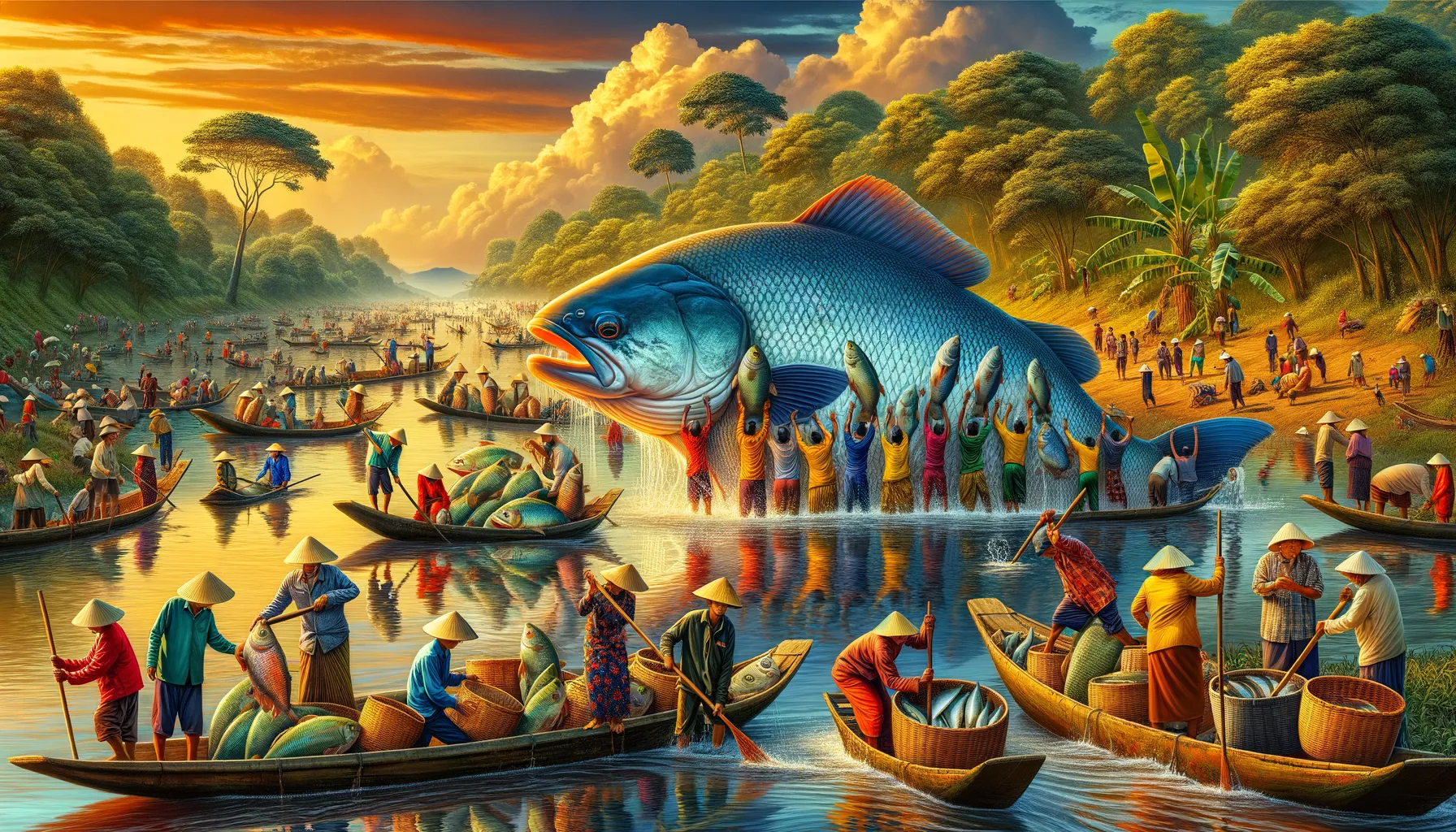 Ancaman Penyusutan Ikan Raksasa di Sungai Mekong