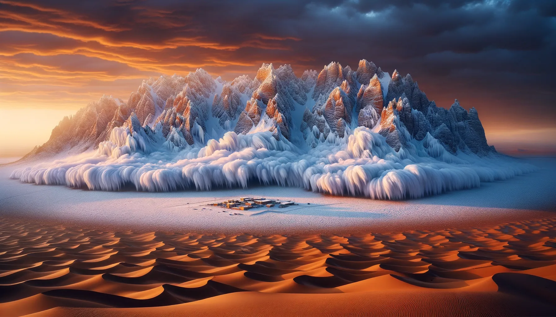 Keajaiban Salju di Arab Saudi: Fenomena Langka Mengubah Gurun