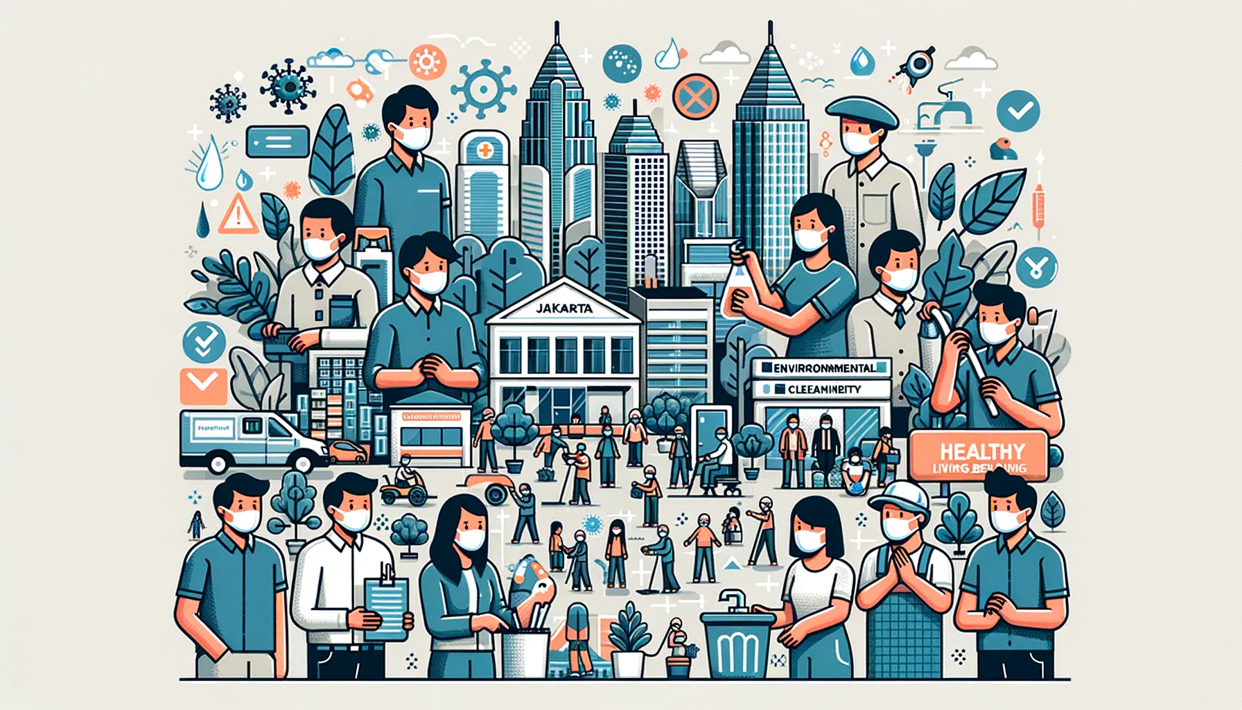 Perilaku Hidup Sehat Tangkal Influenza A H3N2 di Jakarta