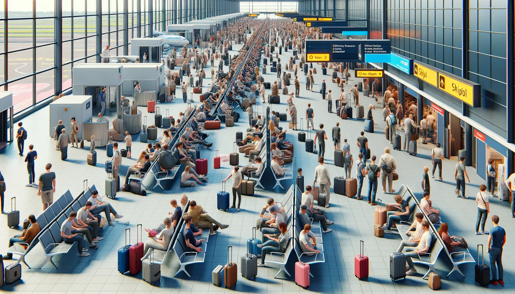 Cuaca Ekstrem, KLM dan Schiphol Lumpuh, Ratusan Penerbangan Batal