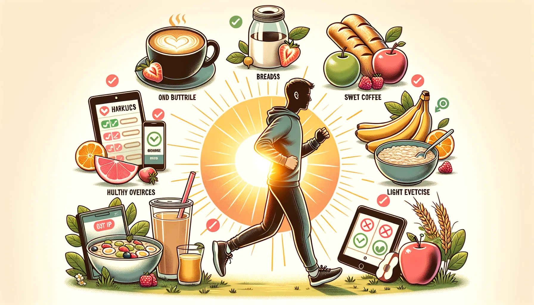 Ilustrasi Kebiasaan Pagi Penyebab Kolesterol Naik