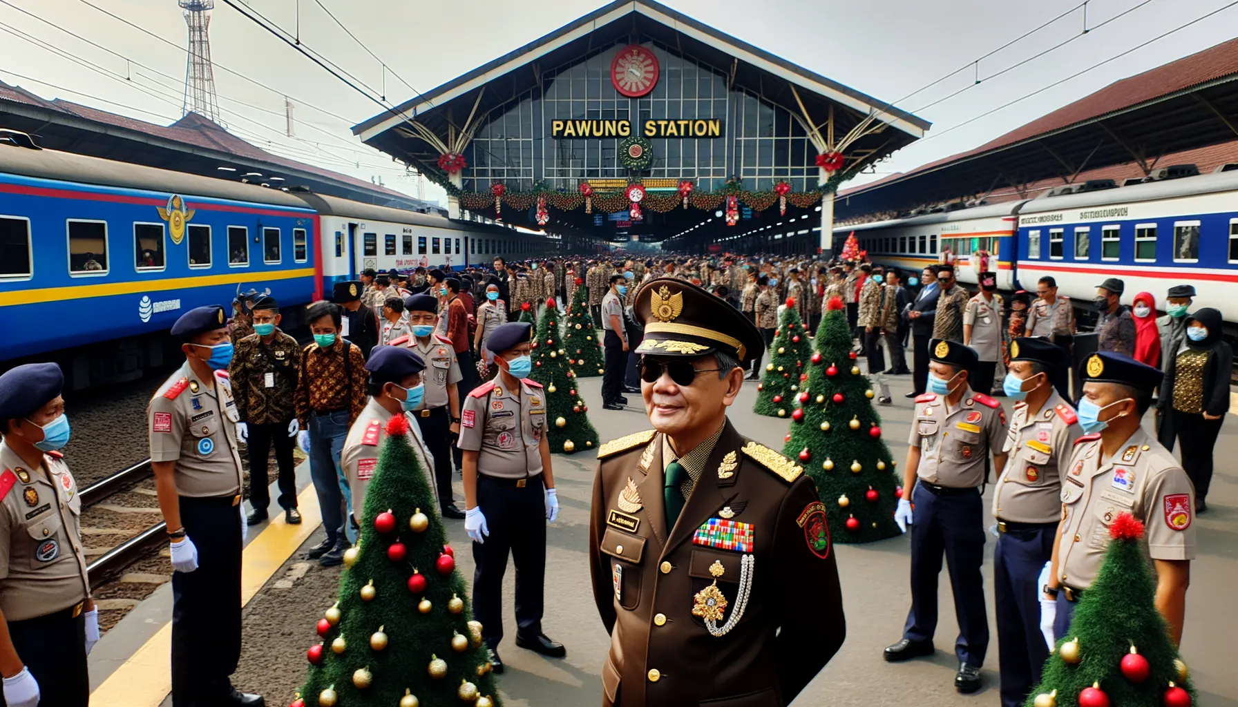 Kapolri Pantau Kesiapan Nataru di Stasiun Tawang: Langkah Strategis Pengamanan