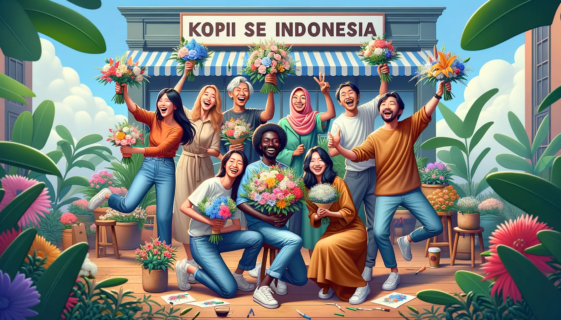 Merangkai Bunga untuk Kesehatan Mental: Tren Urban yang Menjanjikan