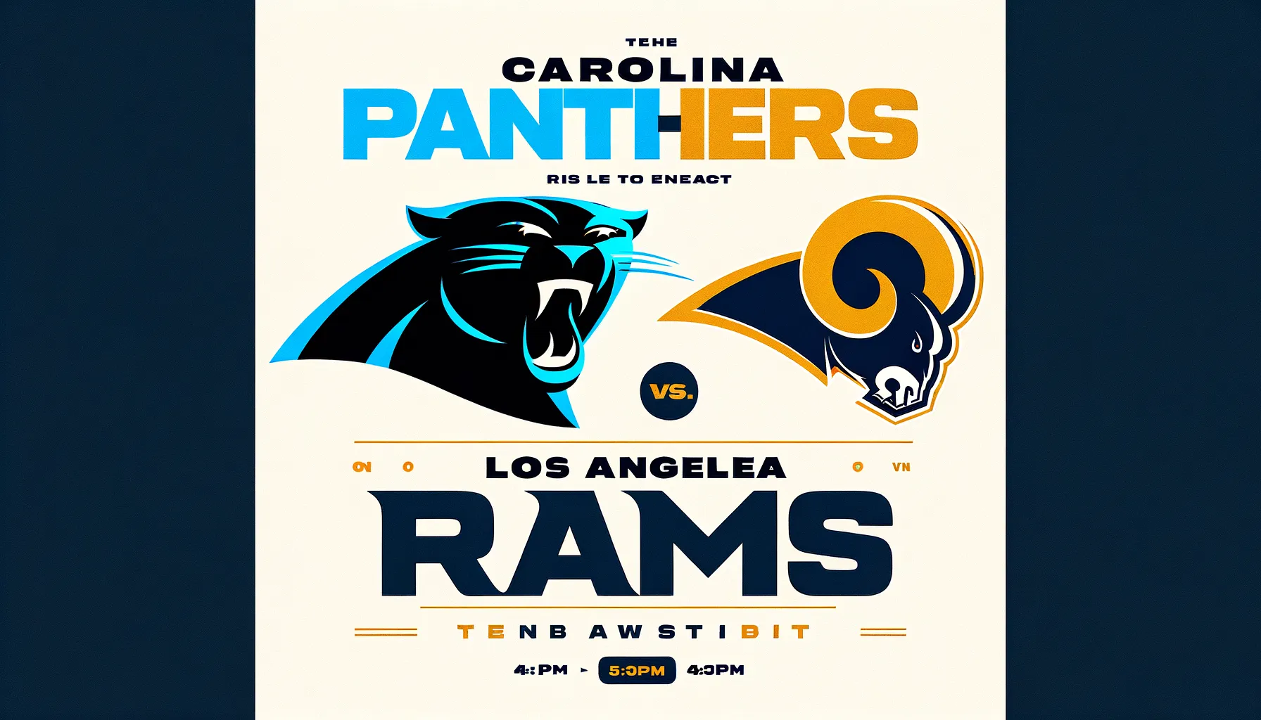 Laga Kartu Liar: Panthers vs Rams di Bank of America Stadium