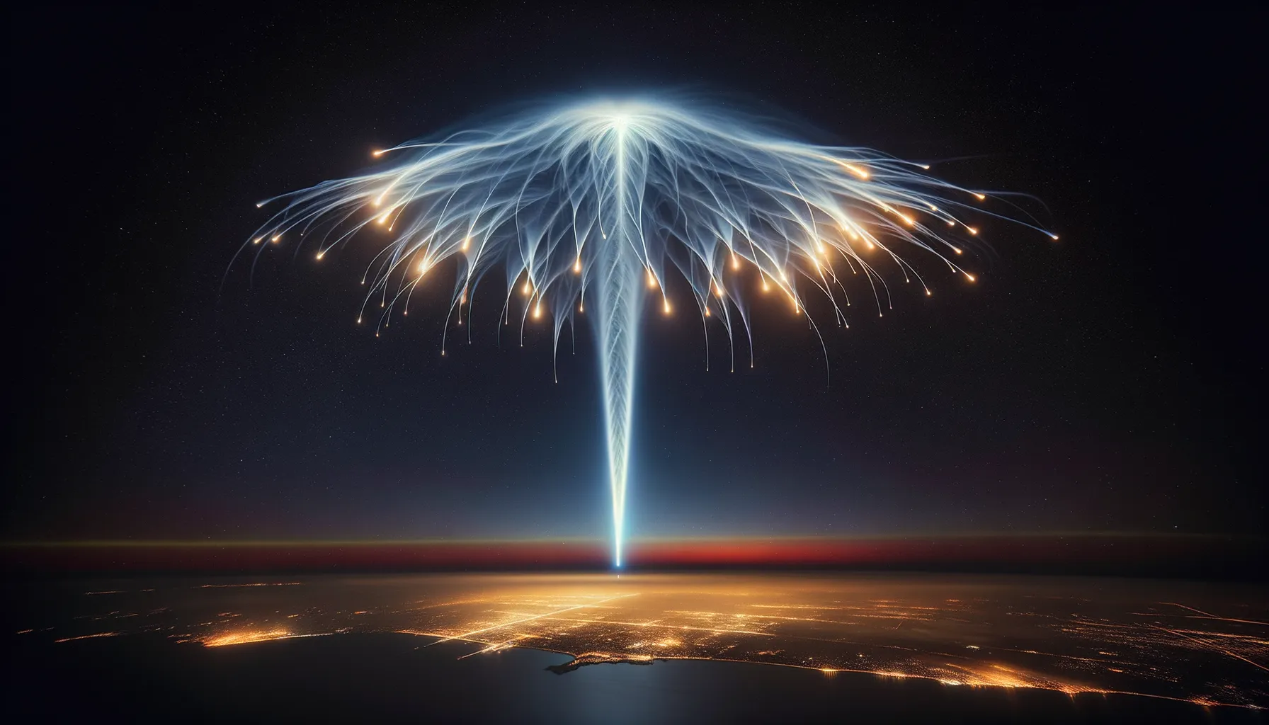 Efek Ubur-Ubur Falcon 9: Fenomena Spektakuler di Langit Florida
