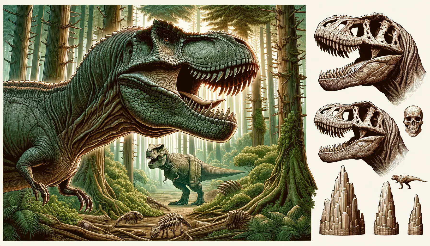 Misteri Rahang Tyrannosaurus Rex: Evolusi dan Adaptasi