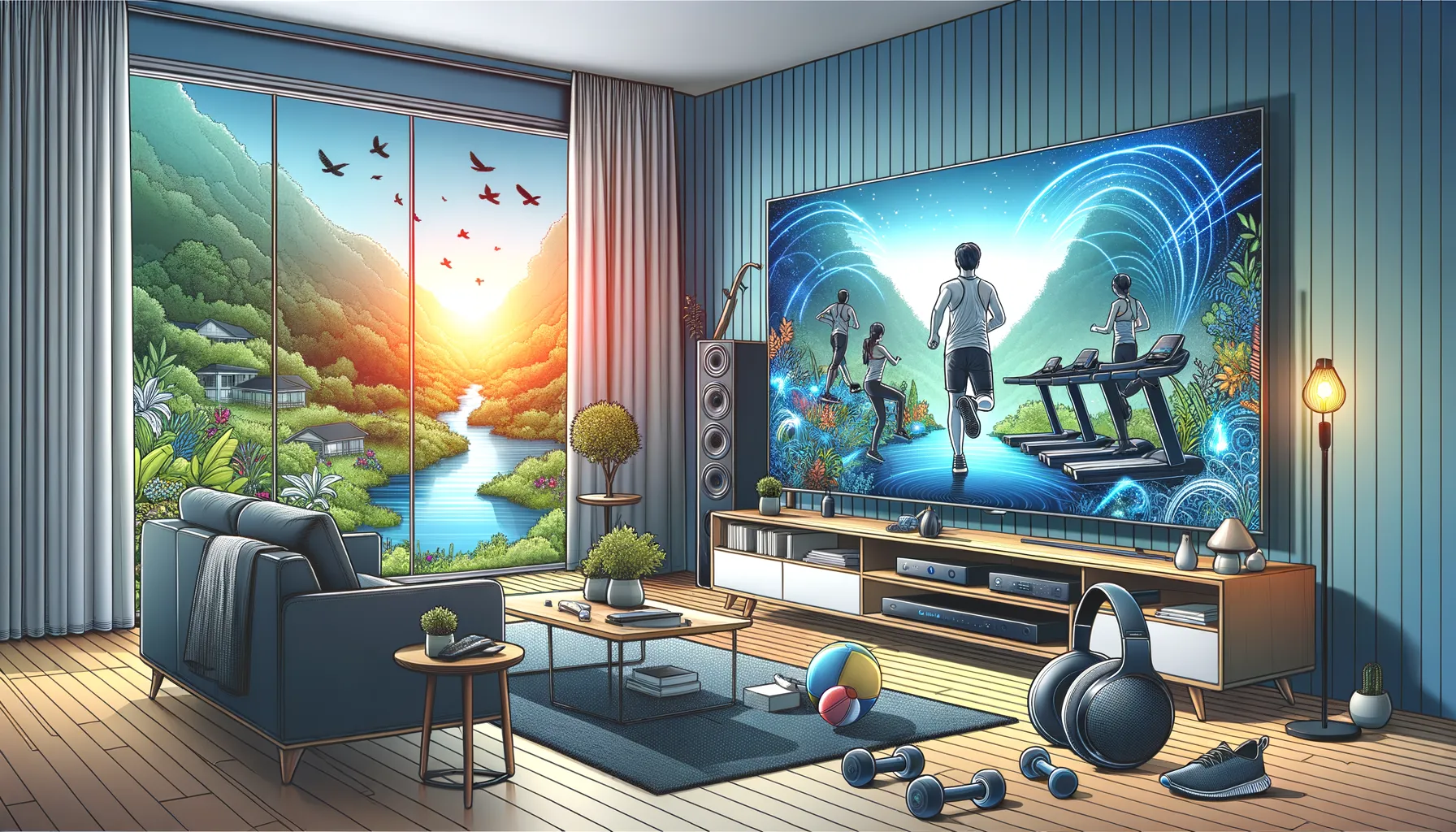 Pengalaman Olahraga Imersif di Rumah dengan TV dan Audio Samsung