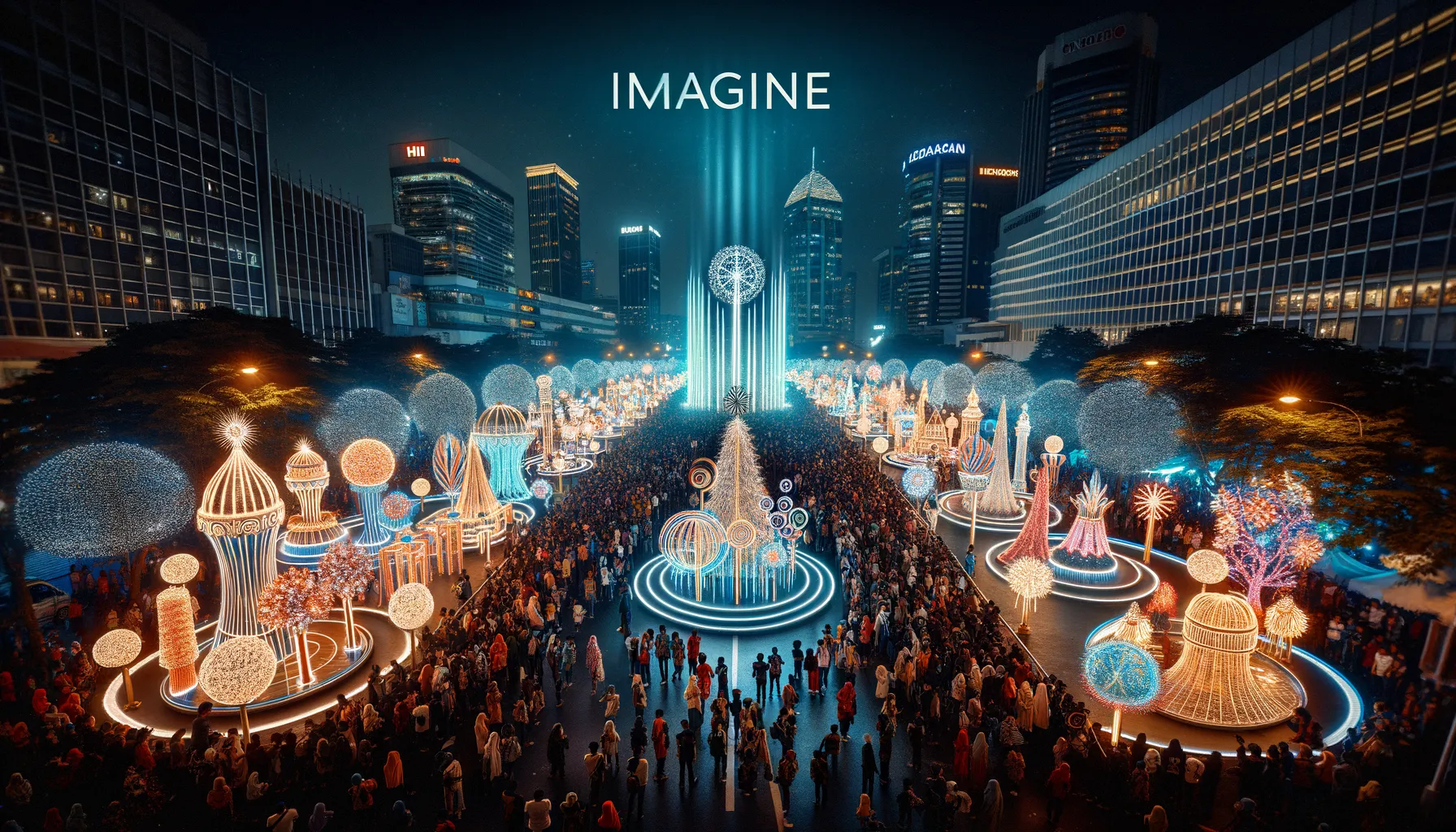 Festival Cahaya Jakarta: Pesona Bundaran HI Menjelang Tahun Baru