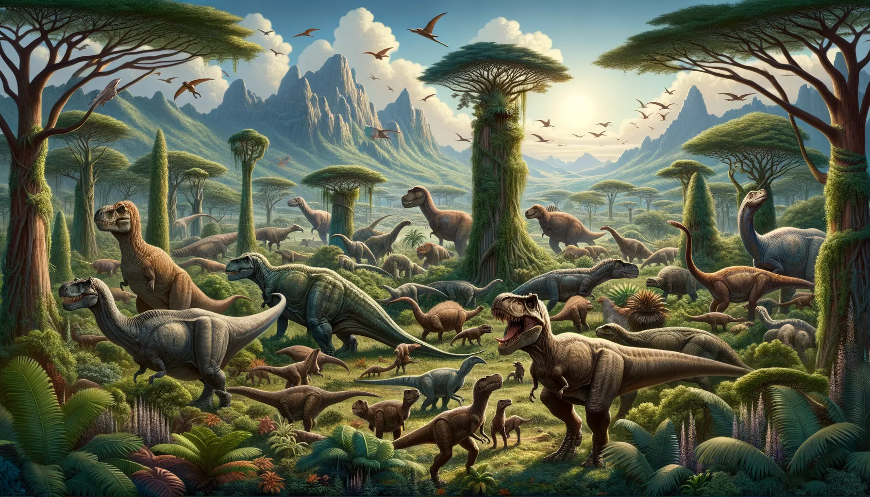 Misteri Pertumbuhan Raksasa: Dinosaurus dan Rantai Makanan Purba