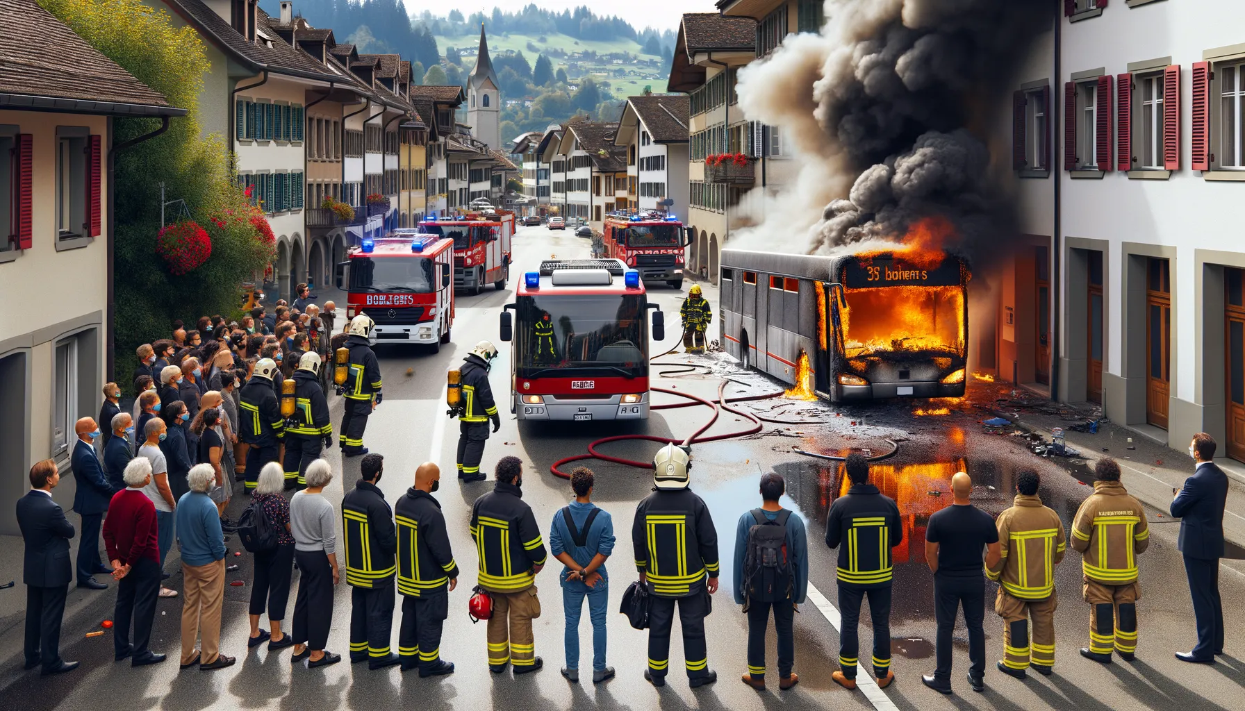 Kebakaran Bus di Kerzers: Sebuah Tragedi yang Mengguncang Swiss