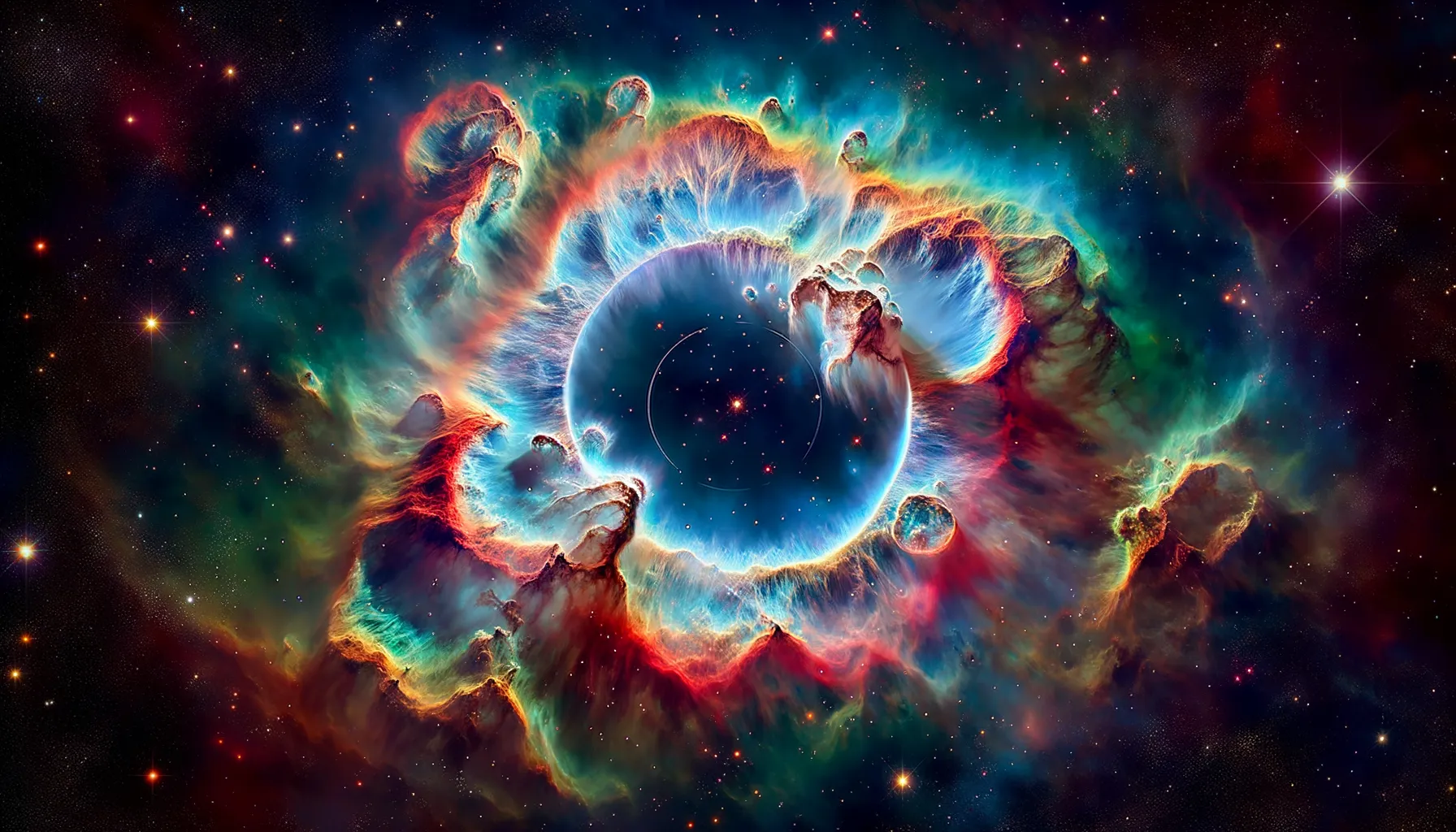 Penemuan Awan Besi Misterius di Nebula Cincin