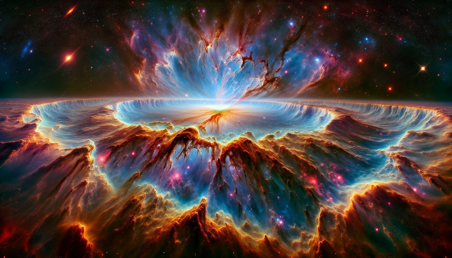 Ledakan Gas Bintang Raksasa Terpantau Teleskop Luar Angkasa James Webb