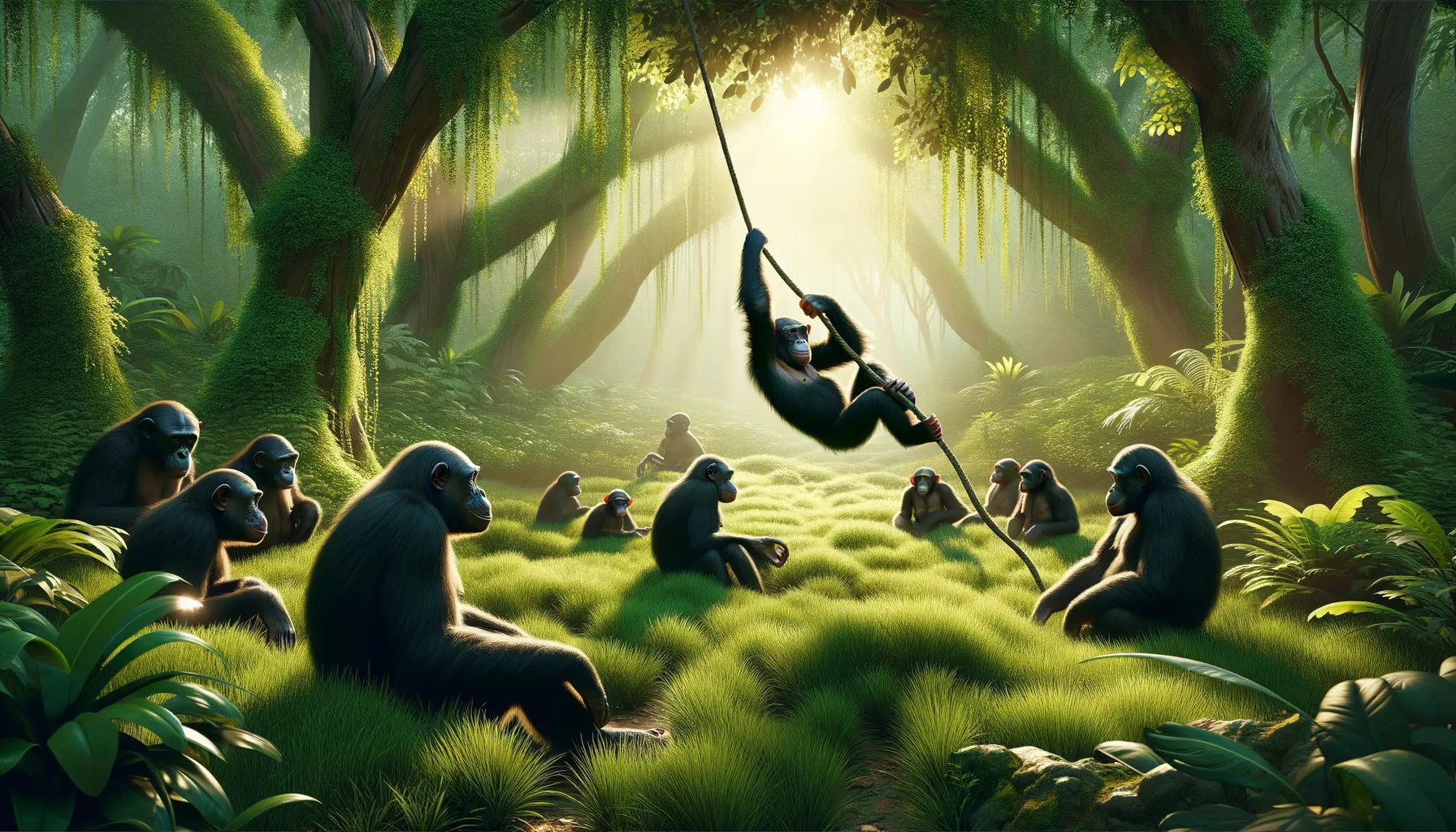Bonobo dan Imajinasi: Mengungkap Kemampuan Tersembunyi Primata