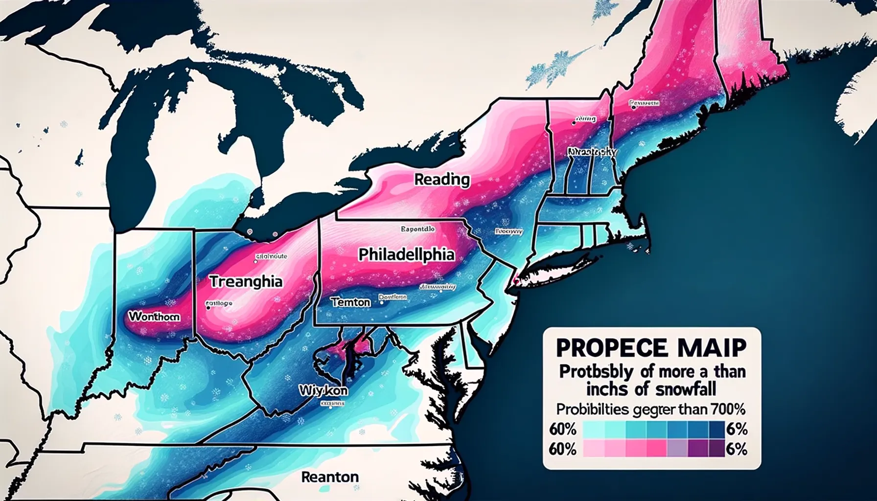 Perkiraan Badai Salju Signifikan di Wilayah Philadelphia Akhir Pekan Ini