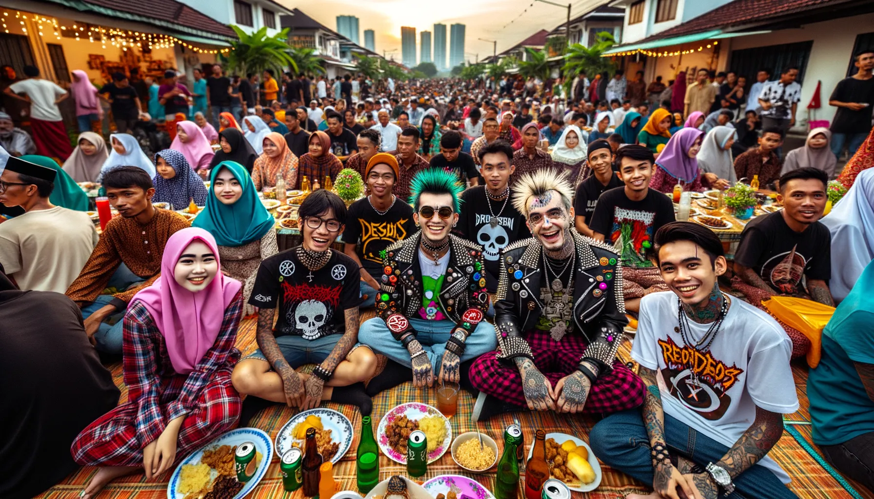 Subkultur Punk: Meruntuhkan Stereotip dengan Solidaritas Ramadan