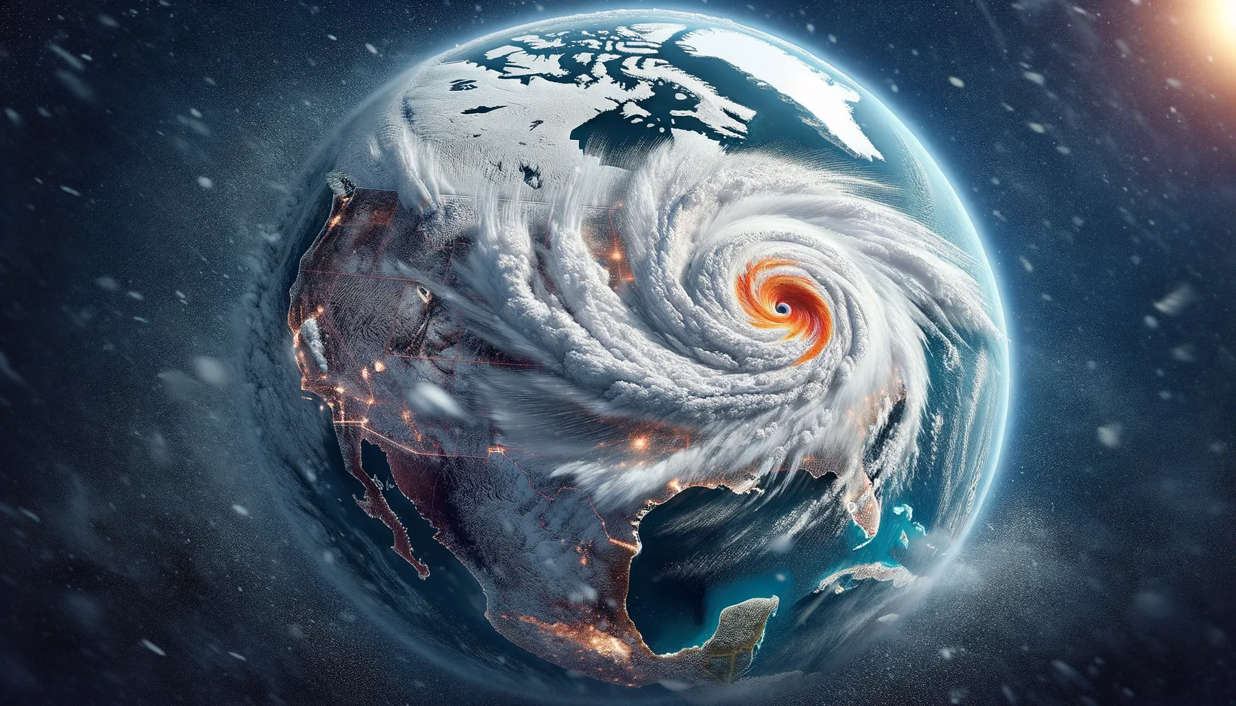 Salju Lebat Melanda Carolina Utara: Fenomena Nor’easter yang Mengguncang