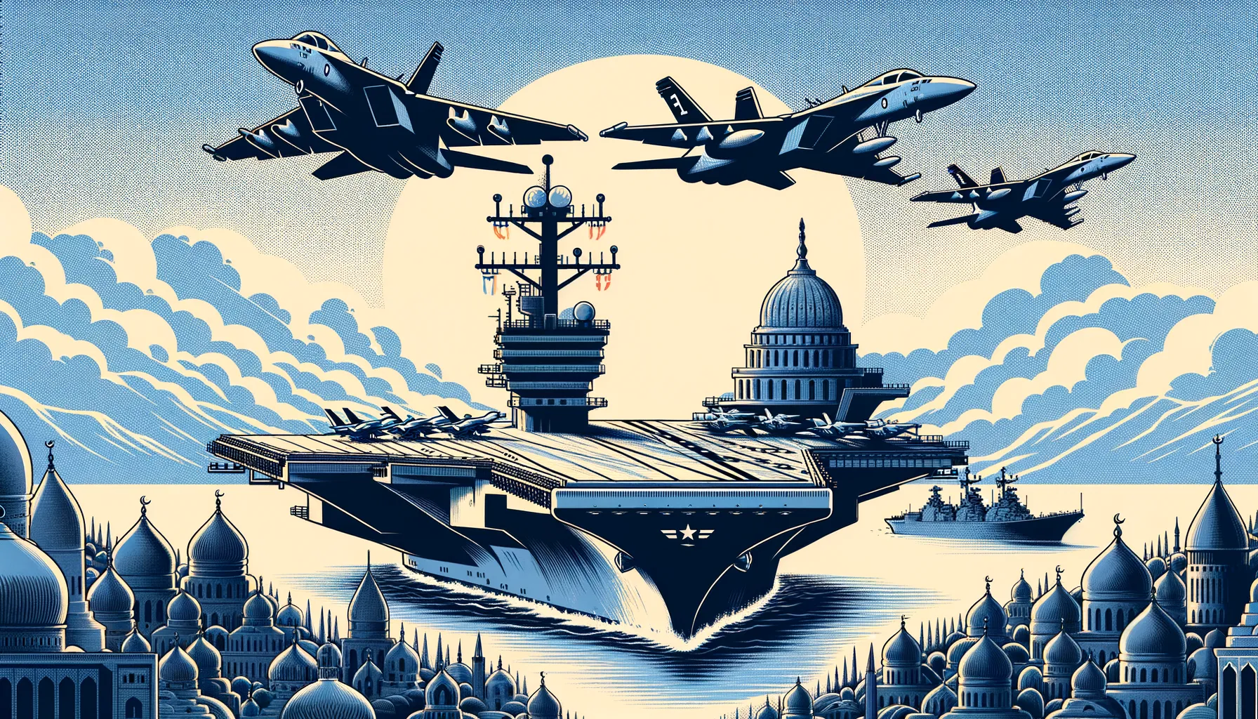 Tiga Kapal Induk AS Mengepung Iran: Strategi atau Ancaman?