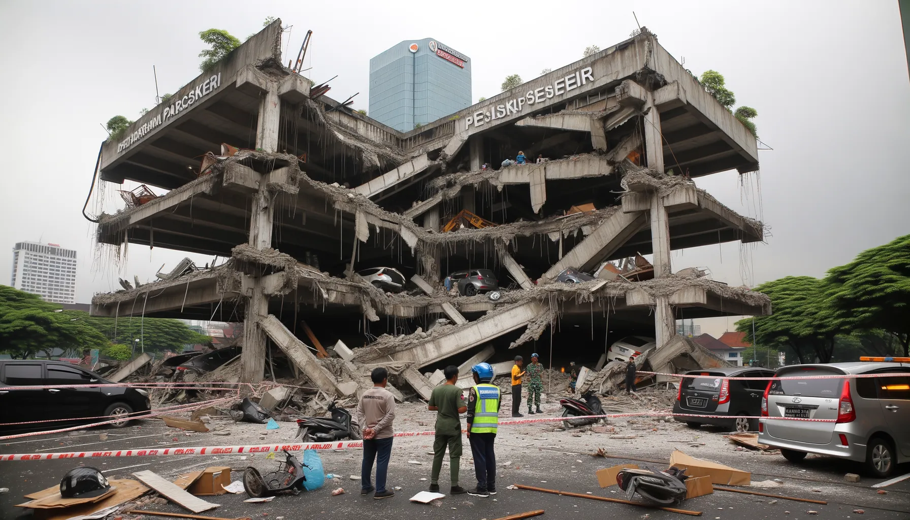 Bangunan Parkir Runtuh di Koja, Keamanan Infrastruktur Dipertanyakan