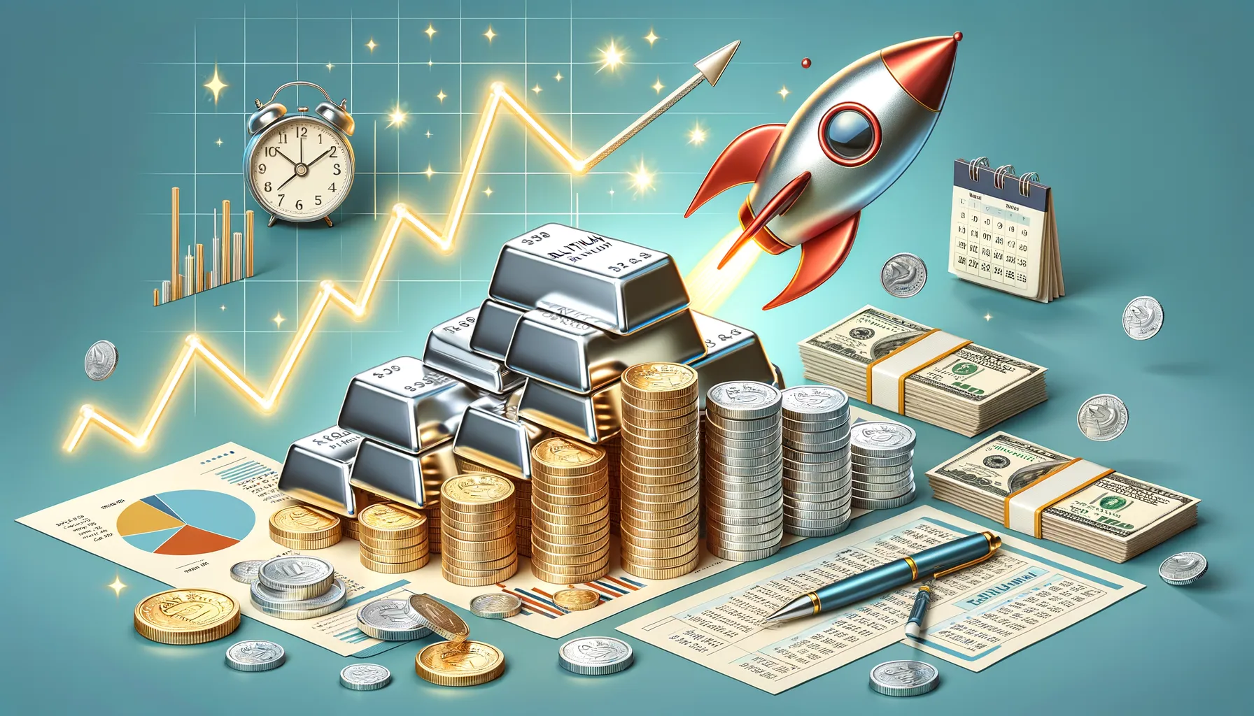 Platinum Melonjak: Investasi yang Menggiurkan di Tengah Ketidakpastian Ekonomi