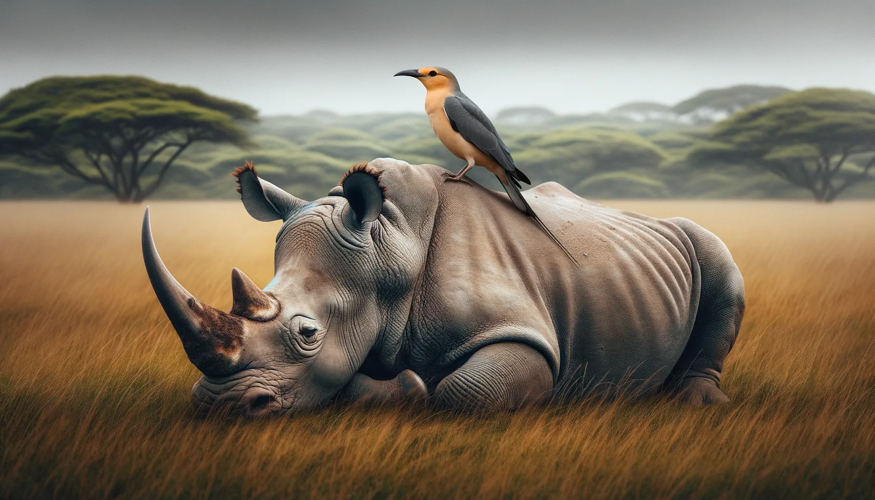 Aliansi Tak Terduga Antara Badak dan Burung Oxpecker