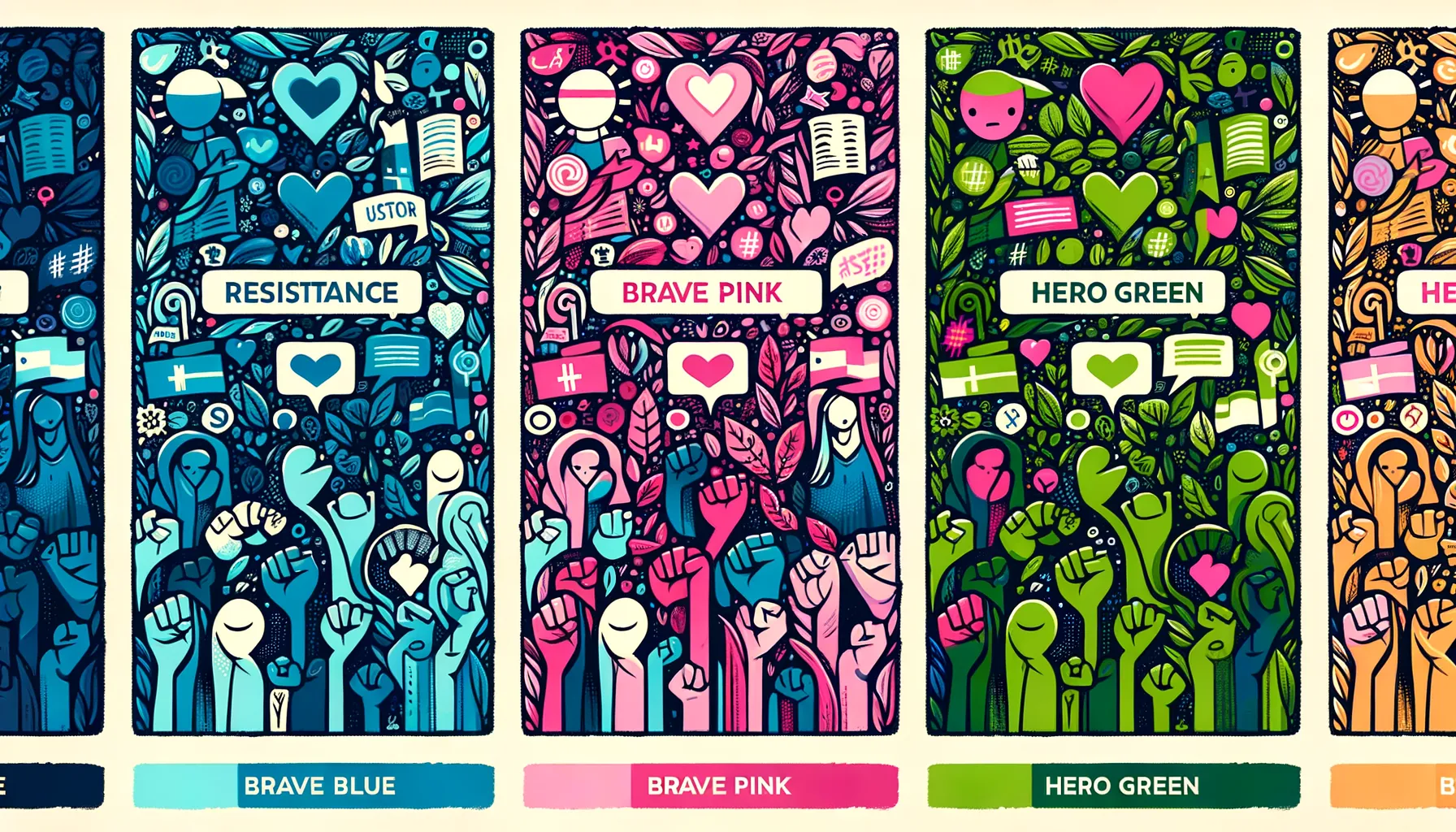 Tren Brave Pink dan Hero Green: Makna dan Fenomena Sosial