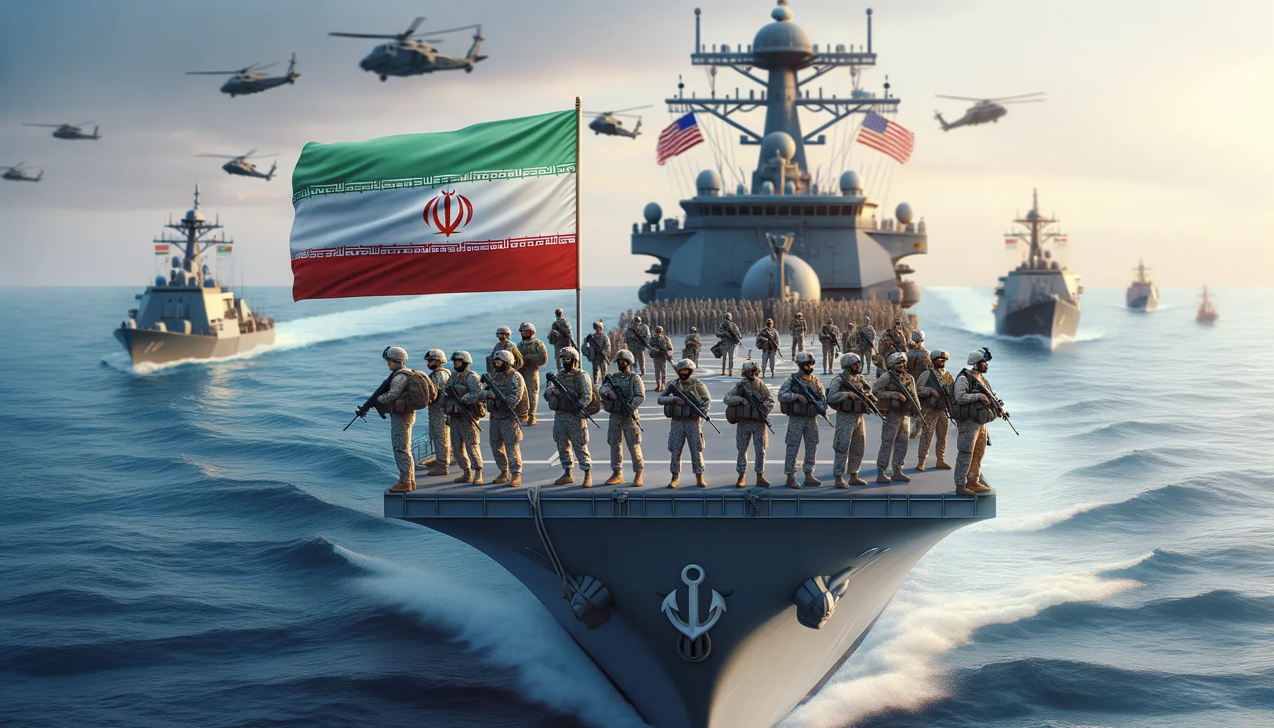 Iran, Rusia, China: Latihan Militer di Selat Hormuz