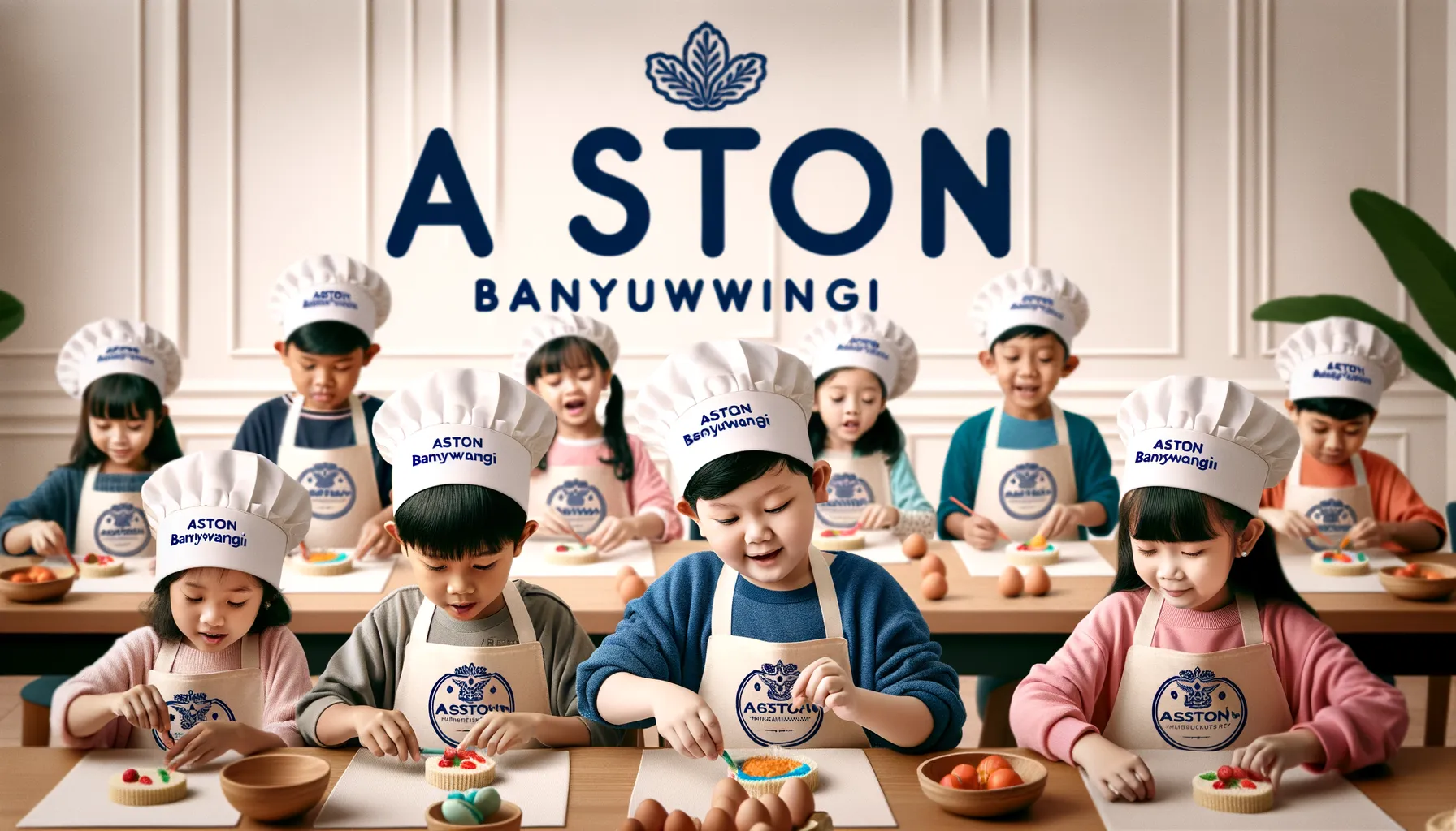 Keseruan Bocil Jadi Koki Sehari di Aston Banyuwangi