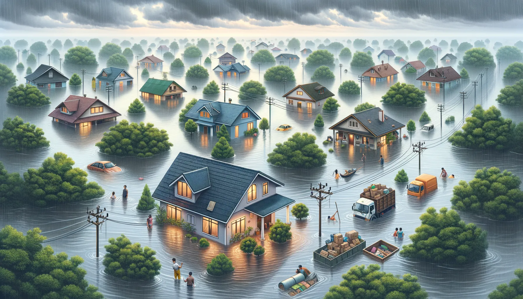 Banjir Meluas di Perumahan Taman Cikande, Ribuan Terdampak