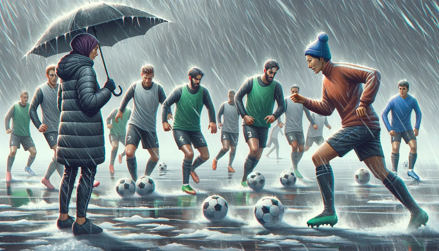 Musim Hujan, Musim Sakit: Atlet Sepak Bola Tidak Kebal